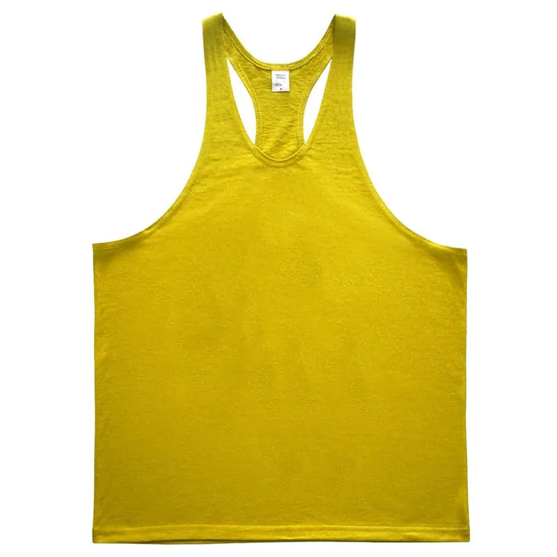 ຜູ້ຊາຍ Tank Top Gym Stringer